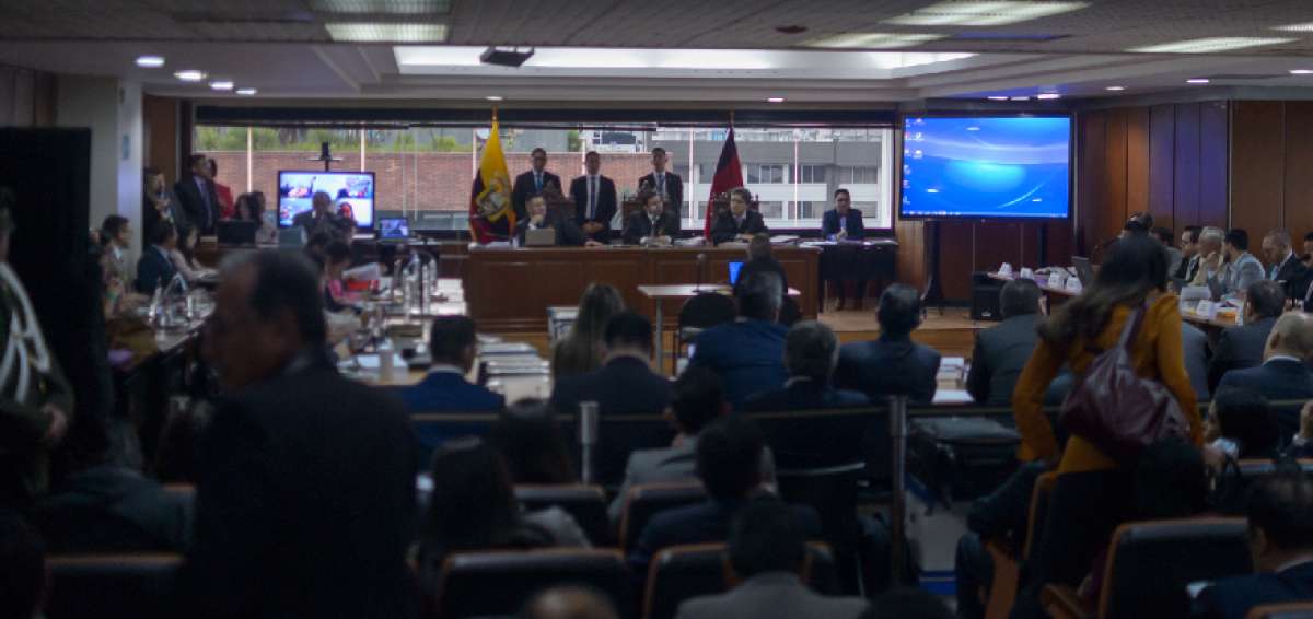 La pr&oacute;xima audiencia del caso Sobornos, con seguridad ser&aacute; telem&aacute;tica, difeente a la de juicio que luc&iacute;a as&iacute;.