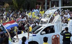 Esta es la segunda visita a Paraguay de un papa. Foto: AFP