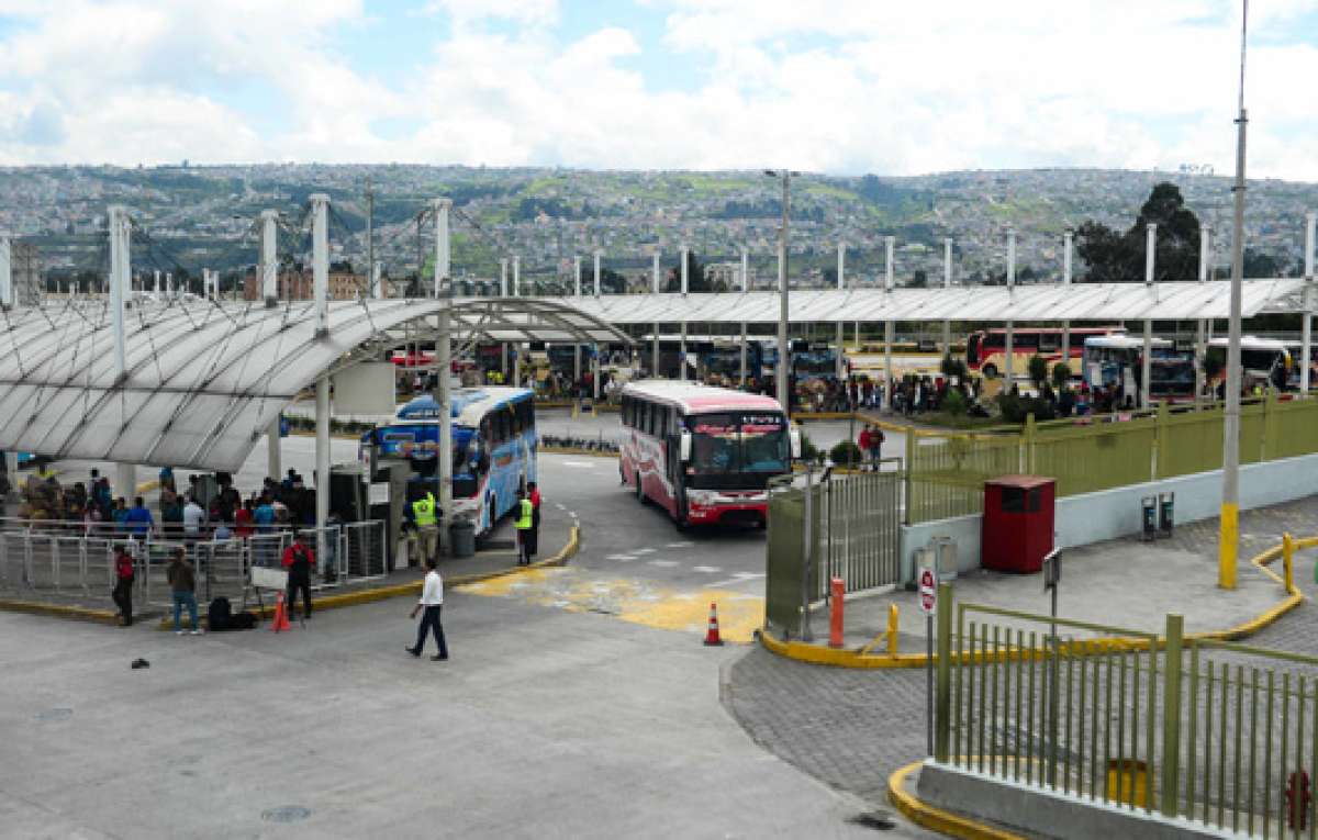 Terminal de Quito atendi&oacute; con normalidad