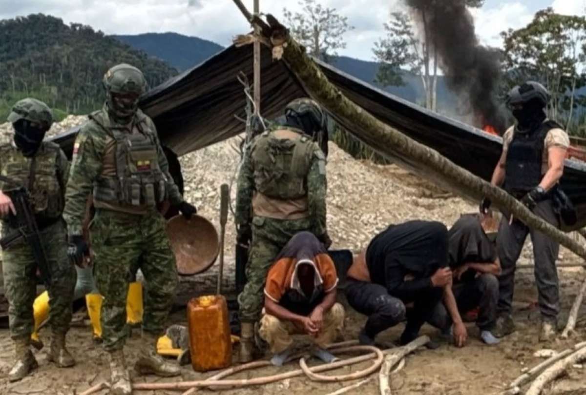 El Bloque de Seguridad ha realizado varios operativos contra la minería ilegal