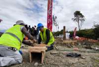 El Municipio de Cuenca empezó la construcción de uno de los cuatro retenes propuestos por su alcalde, Cristian Zamora. 