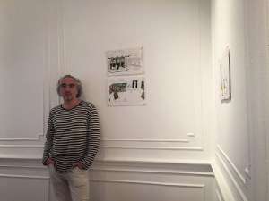 Rep muestra sus caricaturas en Nueva York