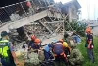 Hasta el momento se registraron cinco muertos y al menos 130 heridos, producto de un terremoto de magnitud 7,0 en Filipinas.