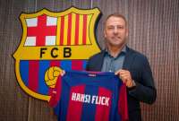 Hansi Flick fue presentado como nuevo director técnico del FC Barcelona.