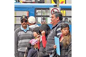 El paradero del parque es vulnerable