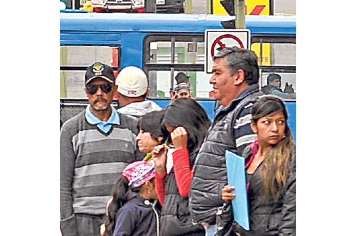 El paradero del parque es vulnerable
