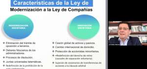 El asamble&iacute;sta Esteban Albornoz, ponente de la propuesta, explic&oacute; las ventajas de la nueva norma para las compa&ntilde;&iacute;as.