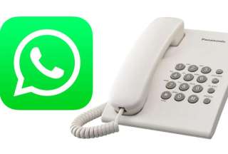 WhatsApp puede conectarse al teléfono fijo para llamadas