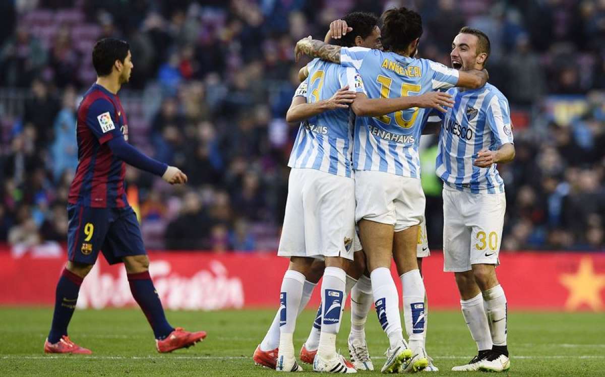 El M&aacute;laga tuvo otras ocasiones para aumentar la distancia. Foto: Agencia AFP