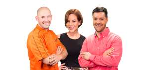 Felipe Campana, Mar&iacute;a Sol Galarza y Carlos Luis Andrade son los nuevos rostros de Gamavisi&oacute;n.  