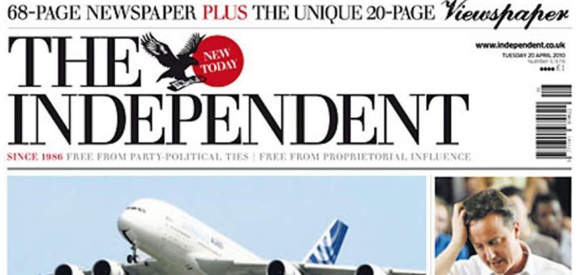 Diario brit&aacute;nico The Independent abandona la edici&oacute;n impresa