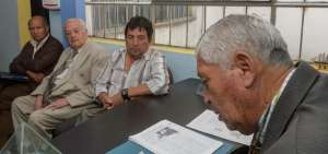 Representantes de militares en servicio pasivo se reunieron para manifestar su respaldo a Moreno.