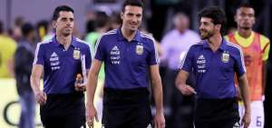 El cuerpo t&eacute;cnico de la selecci&oacute;n argentina, liderado por Lionel Scaloni (c), tendr&aacute; ante el combinado mexicano sus &uacute;ltimos partidos como interino.