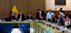 Directiva de PAIS se reuni&oacute; en Carondelet con el presidente Moreno