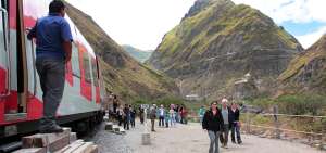 Las rutas del ferrocarril en las provincias de la Sierra centro son utilizadas por turistas que provienen de otras regiones y del exterior.
