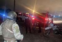 Policías y militares desplegaron operativos ante actos violentos, en Machala.