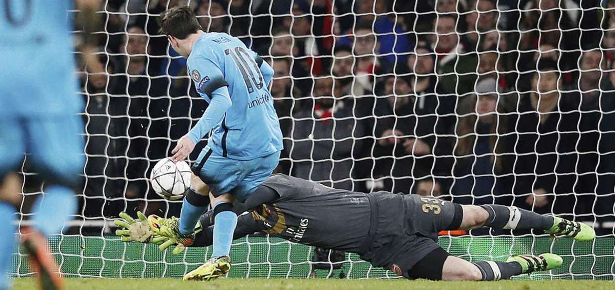 Messi rompe el maleficio ante Cech y el Barcelona se acerca a cuartos