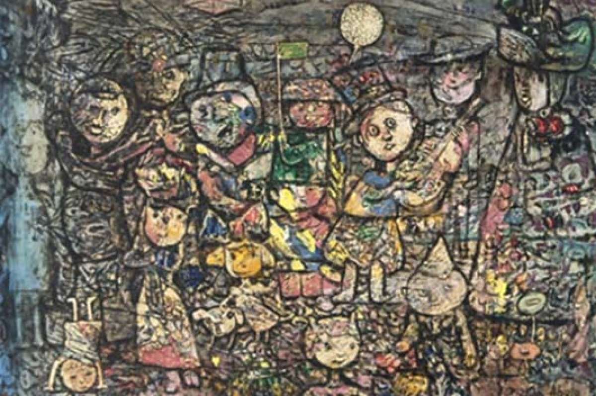 El carnaval infantil, una de las obras robadas, est&aacute; expuesta en el portal de la Unesco. 