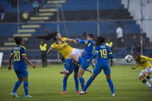 Ecuador no levanta cabeza en el cuadrangular final de la Copa Am&eacute;rica femenina