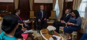 Presidente Moreno se re&uacute;ne con autoridades de Transparencia y Control Social