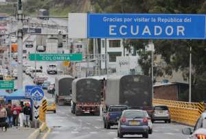  Ecuador impuso un arancel del 30% a productos colombianos.