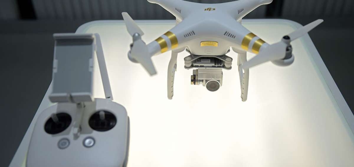 Fotograf&iacute;a de uno de los drones de la compa&ntilde;&iacute;a DJI que es utilizado por el sector agr&iacute;cola. 