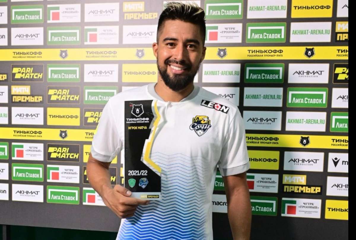 Cristhian Noboa fue la figura del Sochi en la &uacute;ltima jornada de la liga rusa