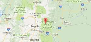 Sismo de 3,6 grados se registr&oacute; en la provincia de Tungurahua