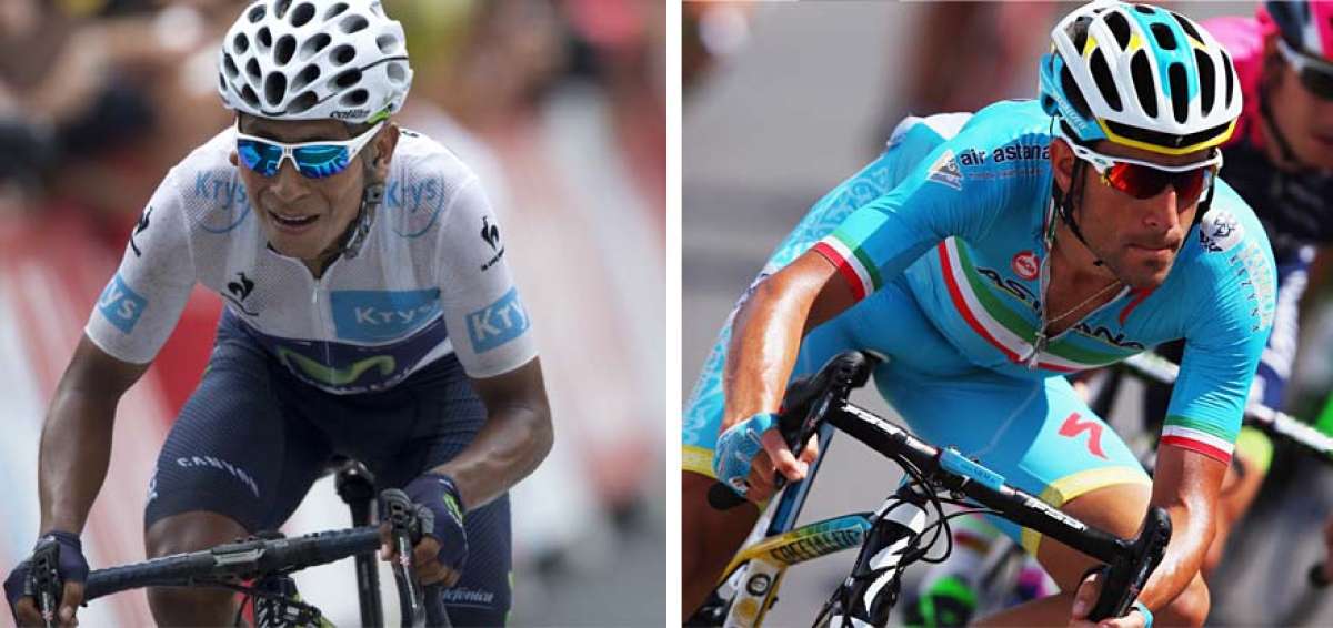 Nairo Quintana (izquierda) realiz&oacute; toda su preparaci&oacute;n en Colombia. Su gran objetivo es ganar este a&ntilde;o el Giro de Italia y el Tour de Francia. El italiano Vincenzo Nibali compite con la ventaja de ser local y saber lo que es ganar esta prueba. Lider&oacute; el podio en las ediciones 2013 y 2016.