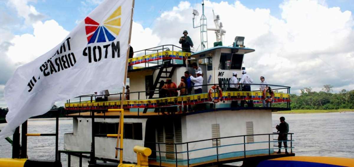En julio de 2011 sali&oacute; el primer embarque hacia Manaos desde el puerto Itaya, en la provincia de Sucumb&iacute;os.