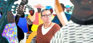 Lubaina Himid (foto) es conocida por su obra con una fuerte carga pol&iacute;tica, su activismo anti racista y sus preocupaciones sociales. 