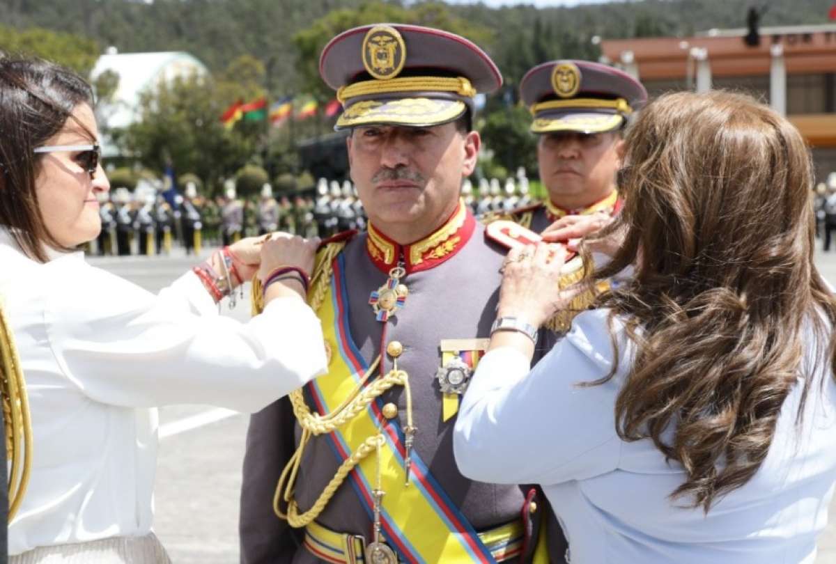 Henry Delgado fue designado por el presidente Daniel Noboa como nuevo comandante general de las Fuerzas Armadas del Ecuador. 
