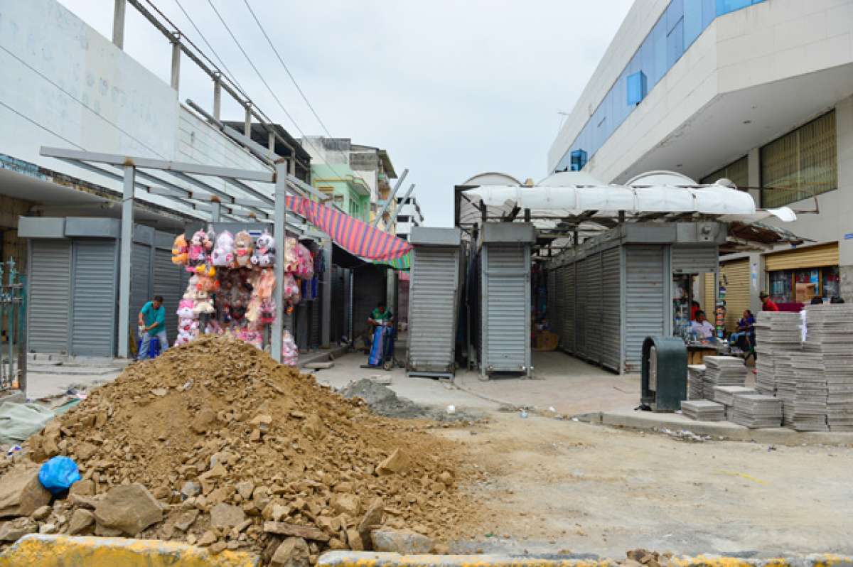 En el sector de la Bah&iacute;a, centro de la urbe, el Municipio de Guayaquil realiz&oacute; obras de regeneraci&oacute;n urbana. William Orellana / El Tel&eacute;grafo