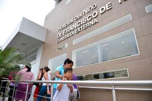 En el hospital Dr. Francisco de Icaza Bustamante hace 4 a&ntilde;os fallecieron 7 ni&ntilde;os a causa de una bacteria.  Foto: Archivo / El Tel&eacute;grafo