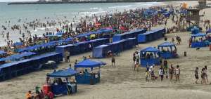 Hasta el &uacute;ltimo minuto se aprovecha del feriado en Manab&iacute;