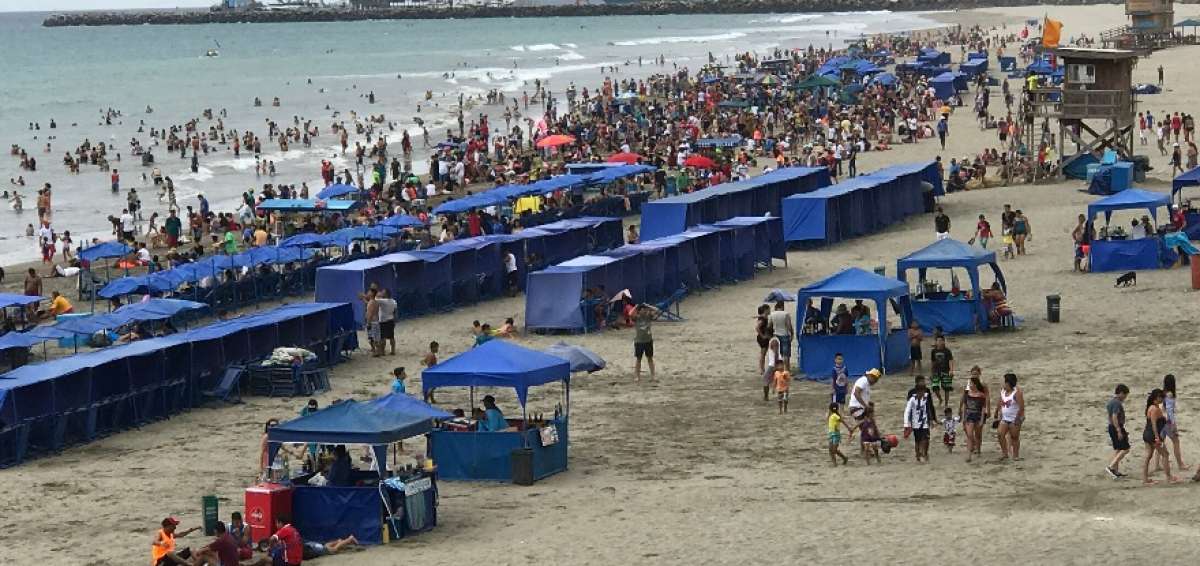 Hasta el &uacute;ltimo minuto se aprovecha del feriado en Manab&iacute;