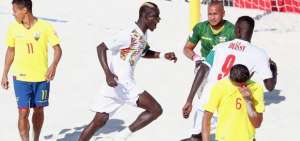 Ecuador, goleado en su debut mundialista