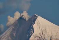 Registran flujo de lava en el volcán Sangay