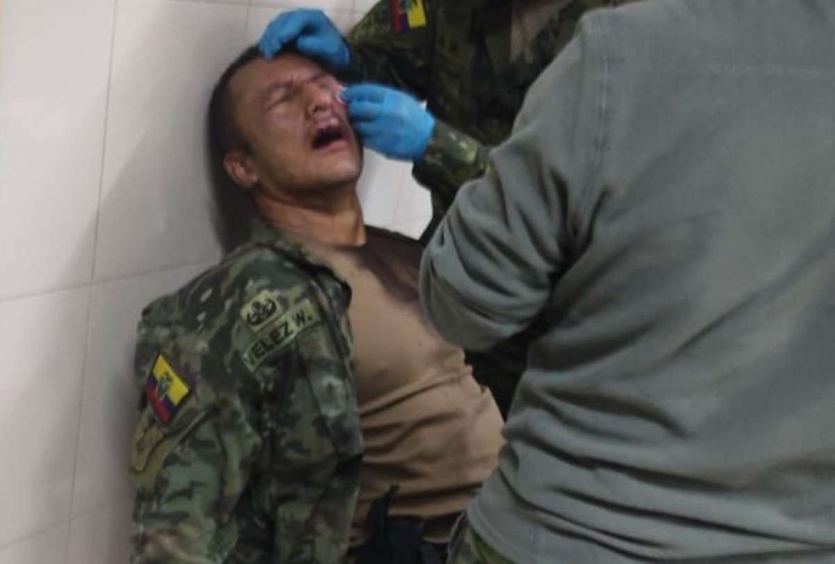 Militares fueron agredidos en Caspigasí, vía Calacalí