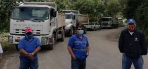 V&iacute;as de Imbabura reciben mantenimiento por lluvias