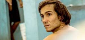 Alexander Leterni, actor que encarna al p&uacute;gil venezolano Edwin el &lsquo;Inca&rsquo; Valero.