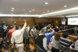 Los problemas en la conducci&oacute;n del Concejo Metropolitano han sido una constante durante la actual Alcald&iacute;a. Foto: Archivo / El Tel&eacute;grafo