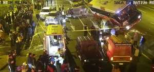 Accidente en la v&iacute;a Panamericana Sur deja 17 heridos