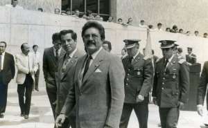 El radiodifusor Gustavo Herdoiza fue alcalde de Quito de 1984 a 1988. Foto: Archivo/ EL TEL&Eacute;GRAFO