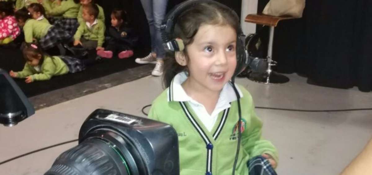 Grupo infantil visit&oacute; las instalaciones de Medios P&uacute;blicos