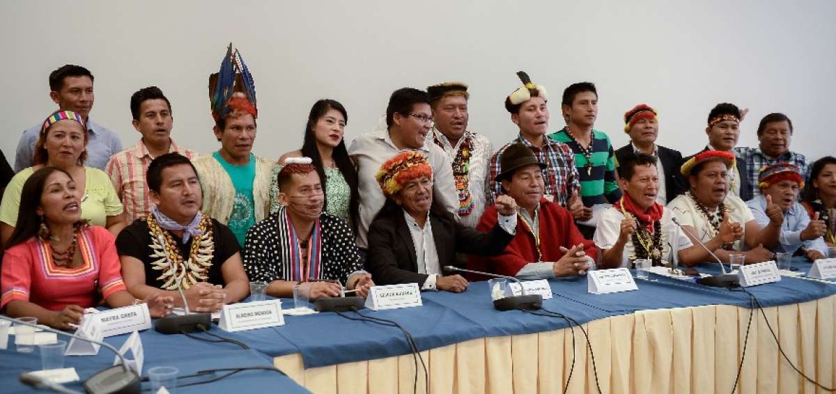 L&iacute;deres ind&iacute;genas de la Amazon&iacute;a, Costa Y Sierra apoyan a Moreno-Glas.