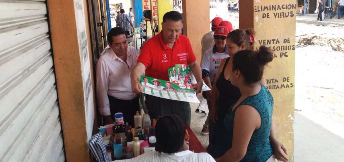 Patricio Zuquilanda visit&oacute; varios cantones en Guayas