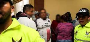 El d&iacute;a de su captura, el sargento Franklin O. fue presentado con otros detenidos en el Cuartel Modelo de Polic&iacute;a.