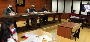 Instalaci&oacute;n de la diligencia que se lleva a cabo en la Corte Nacional de Justicia