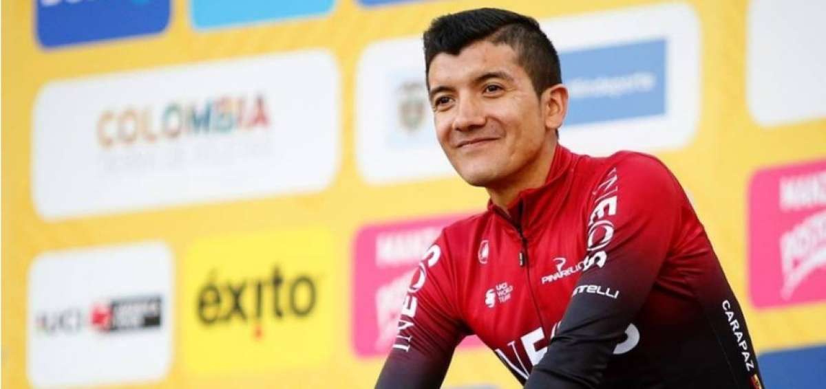 Richard Carapaz asciende en la Vuelta a Burgos